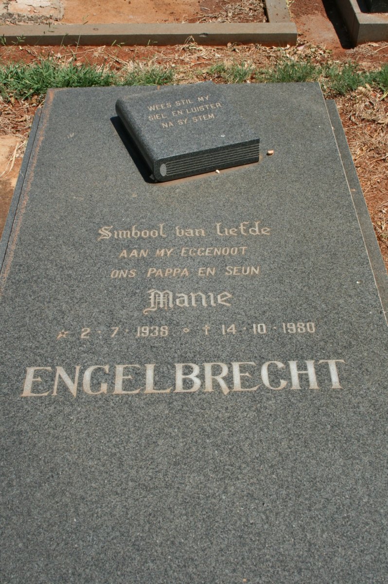 ENGELBRECHT Manie 1938-1980