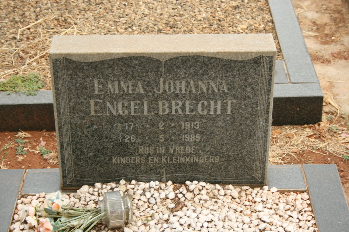ENGELBRECHT Emma Johanna 1913-1985