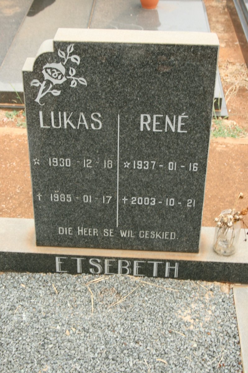 ETSEBETH Lukas 1930-1985 &amp; René 1937-2003