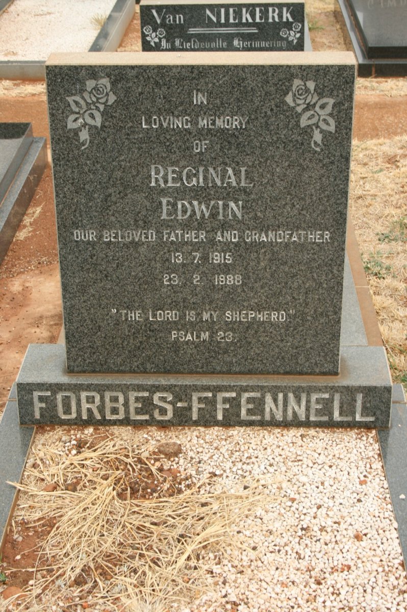 FFENNELL Reginal Edwin, Forbes 1915-1988