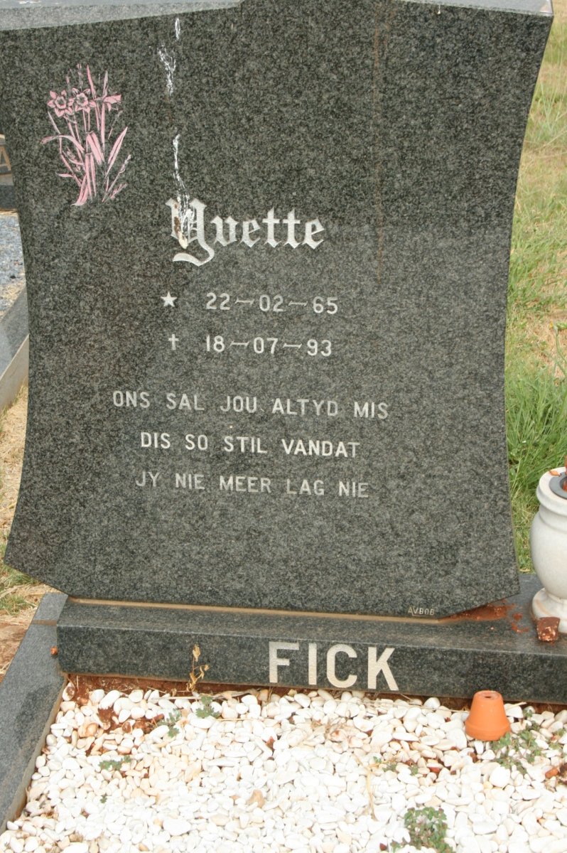 FICK Yvette 1965-1993
