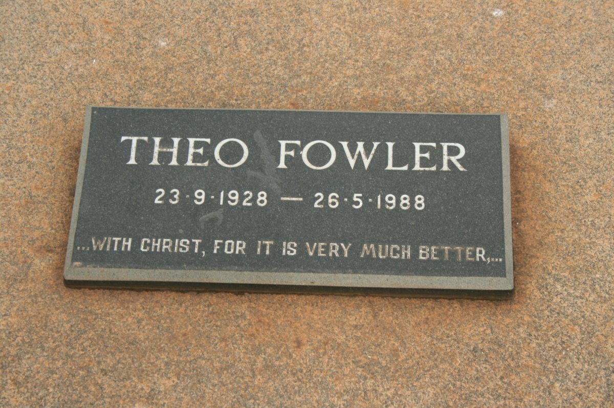 FOWLER Theo 1928-1988