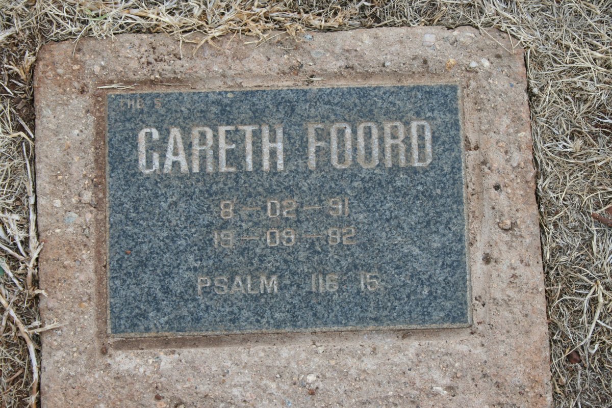 FOORD Gareth ??91-??92