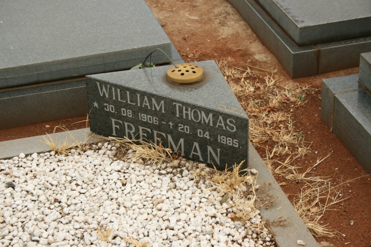 FREEMAN William Thomas 1906-1985