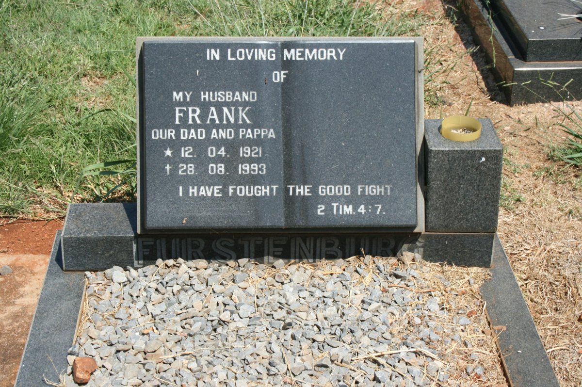 FURSTENBURG Frank 1921-1993