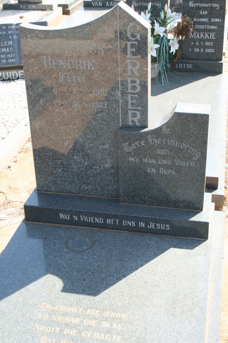 GERBER Stephanus Hendrik 1916-1989