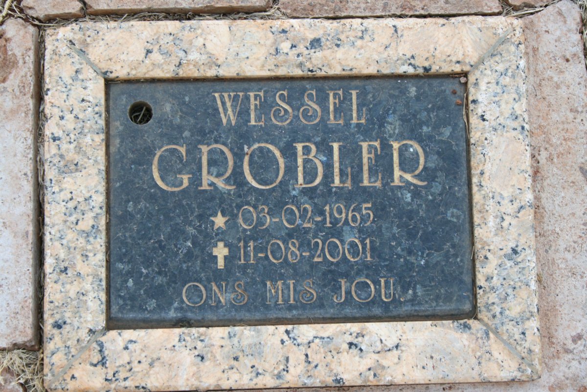 GROBLER Wessel 1965-2001