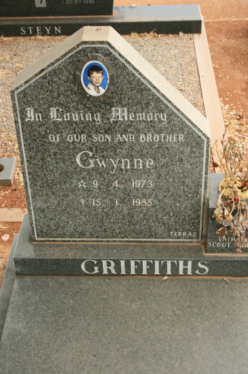 GRIFFITHS Gwynne 1973-1985