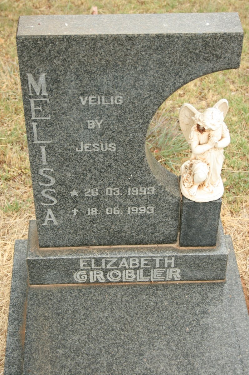 GROBLER Melissa Elizabeth 1993-1993