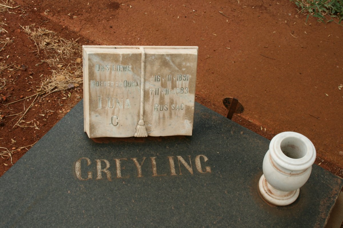 GREYLING Juna C. 1891-1983