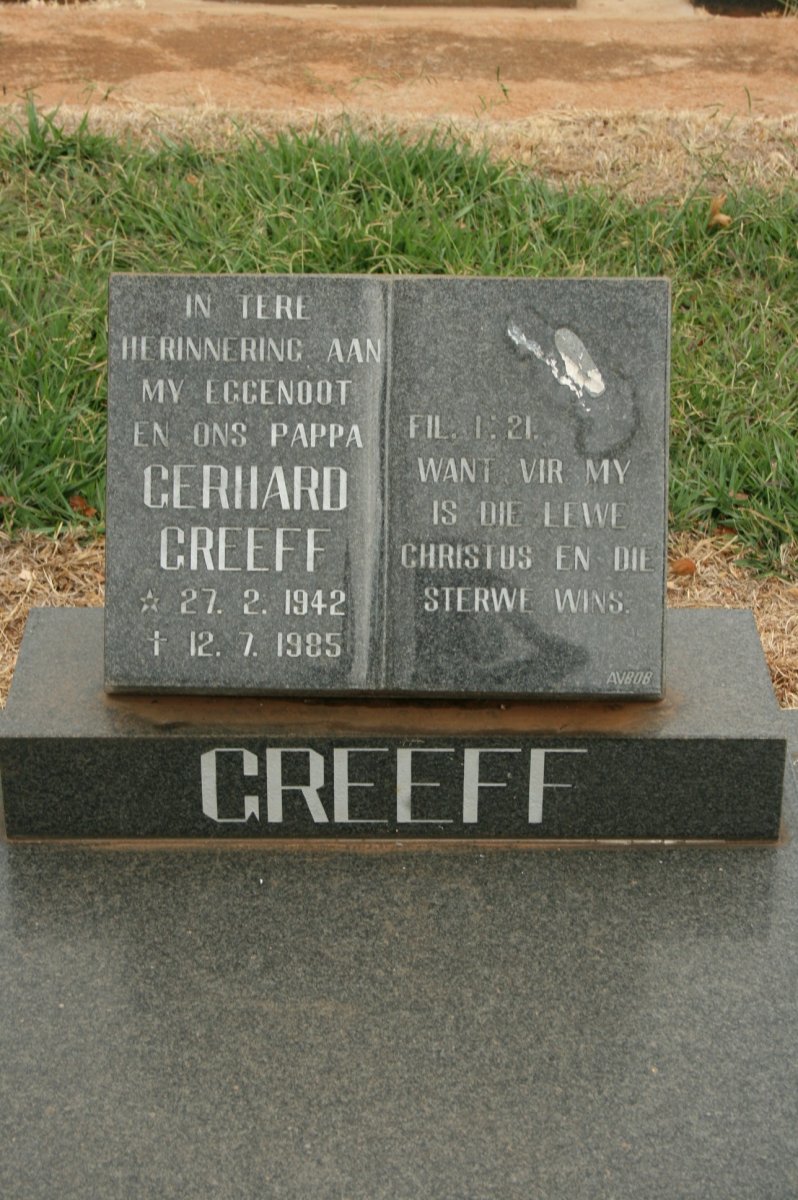 GREEFF Gerhard 1942-1985