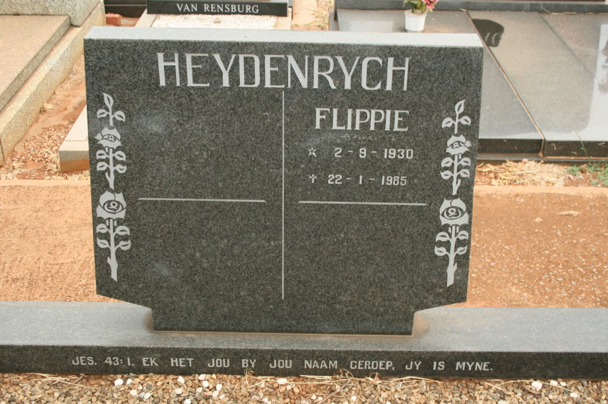 HEYDENRYCH Flippie 1930-1985