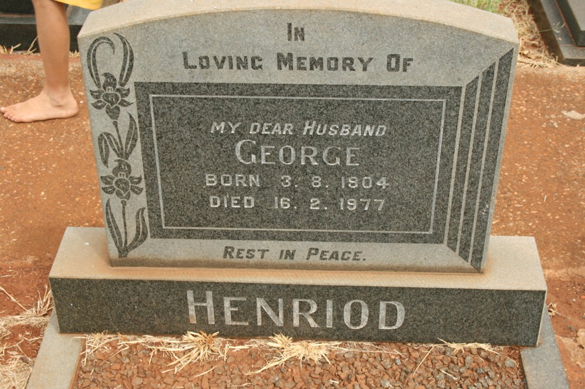 HENRIOD George 1904-1977