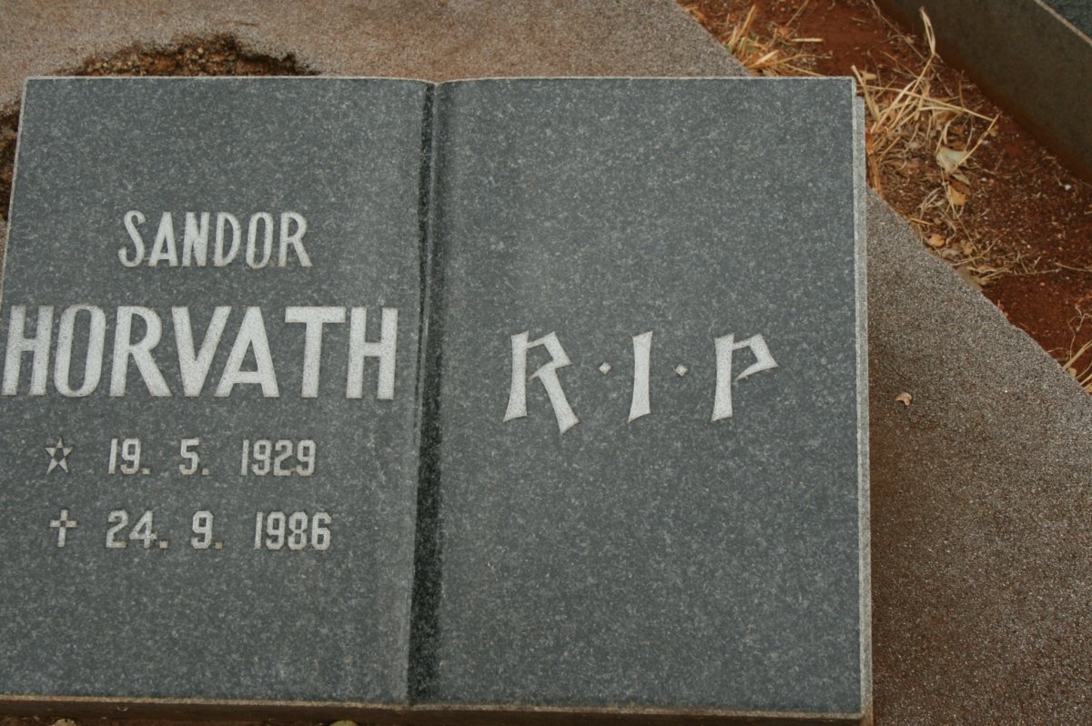 HORVATH Sandor 1929-1986