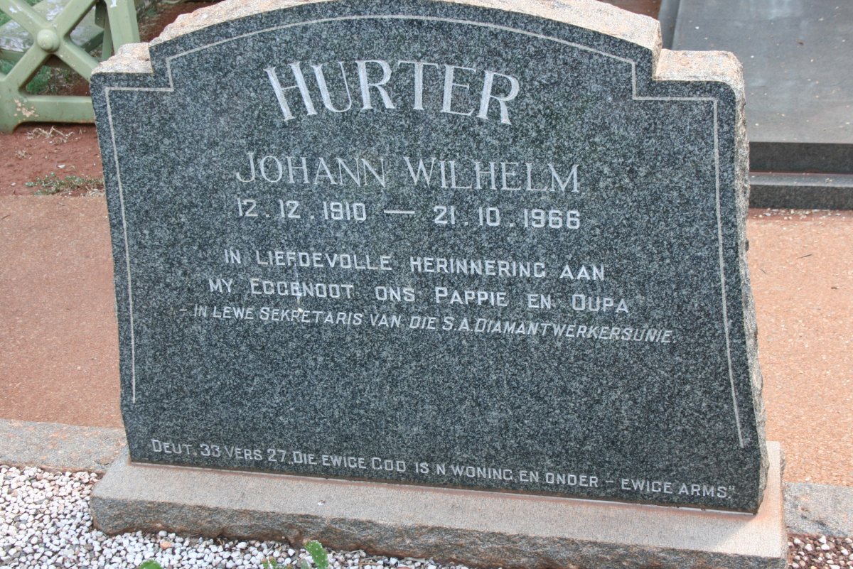 HURTER Johann Wilhelm 1910-1966