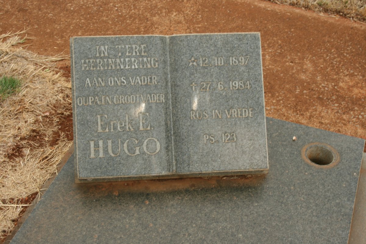 HUGO Erek E. 1897-1984