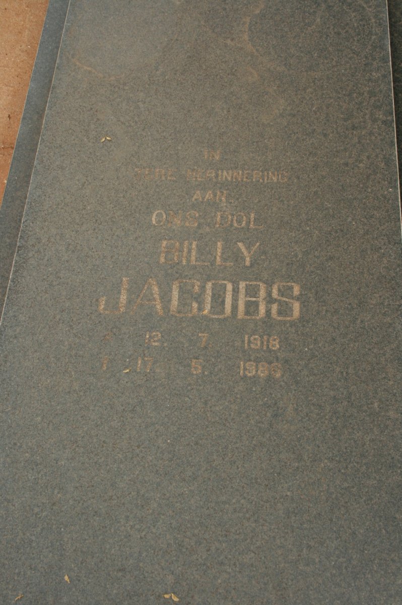 JACOBS Billy 1918-1986