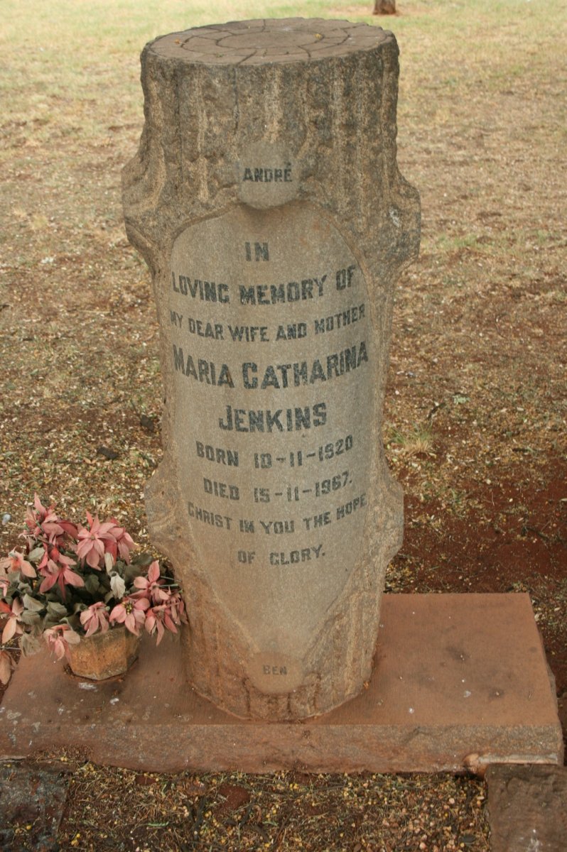 JENKINS Maria Catharina 1920-1967