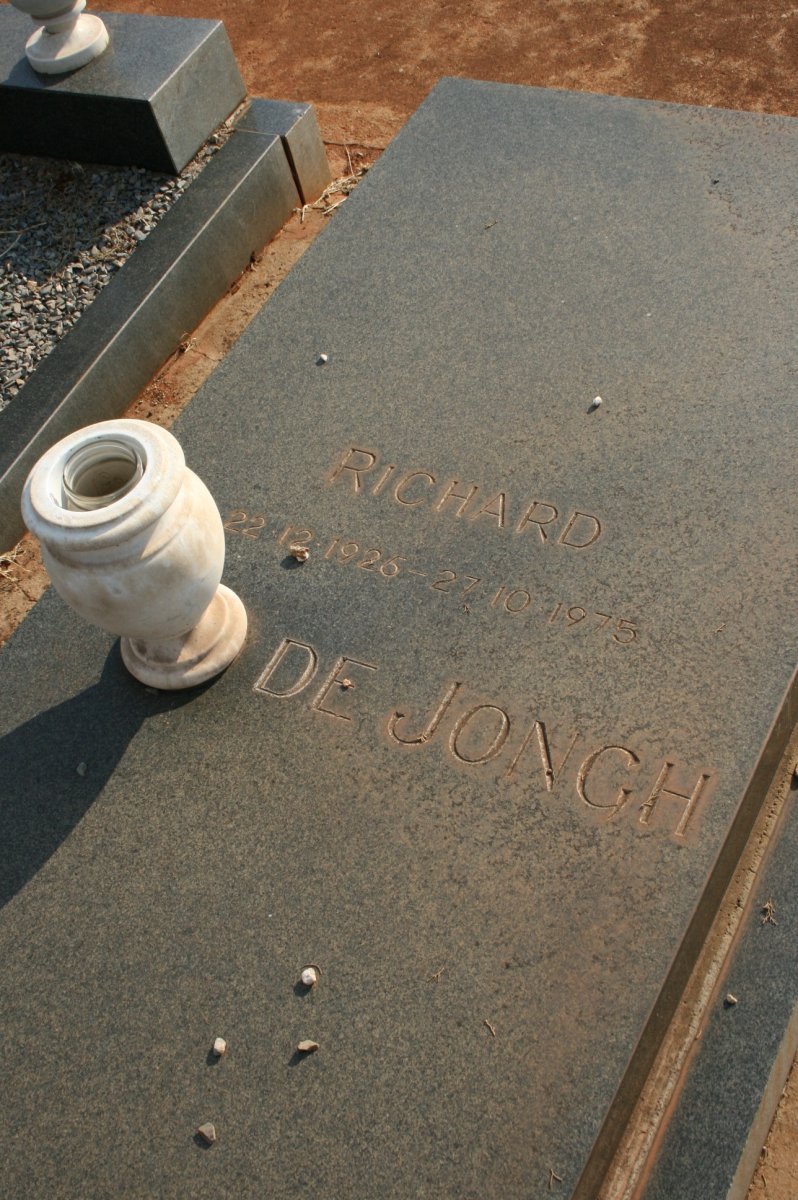 JONGH Richard, de 1926-1975