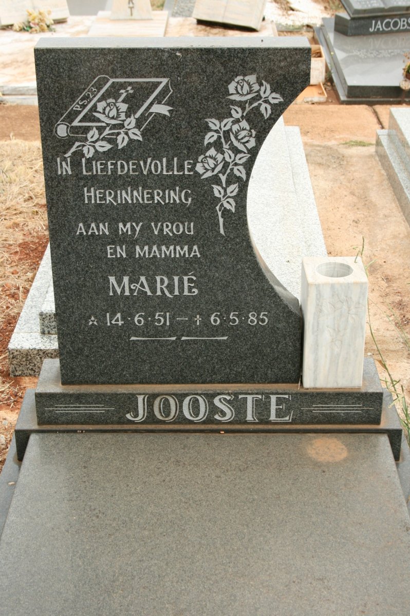 JOOSTE Marié 1951-1985