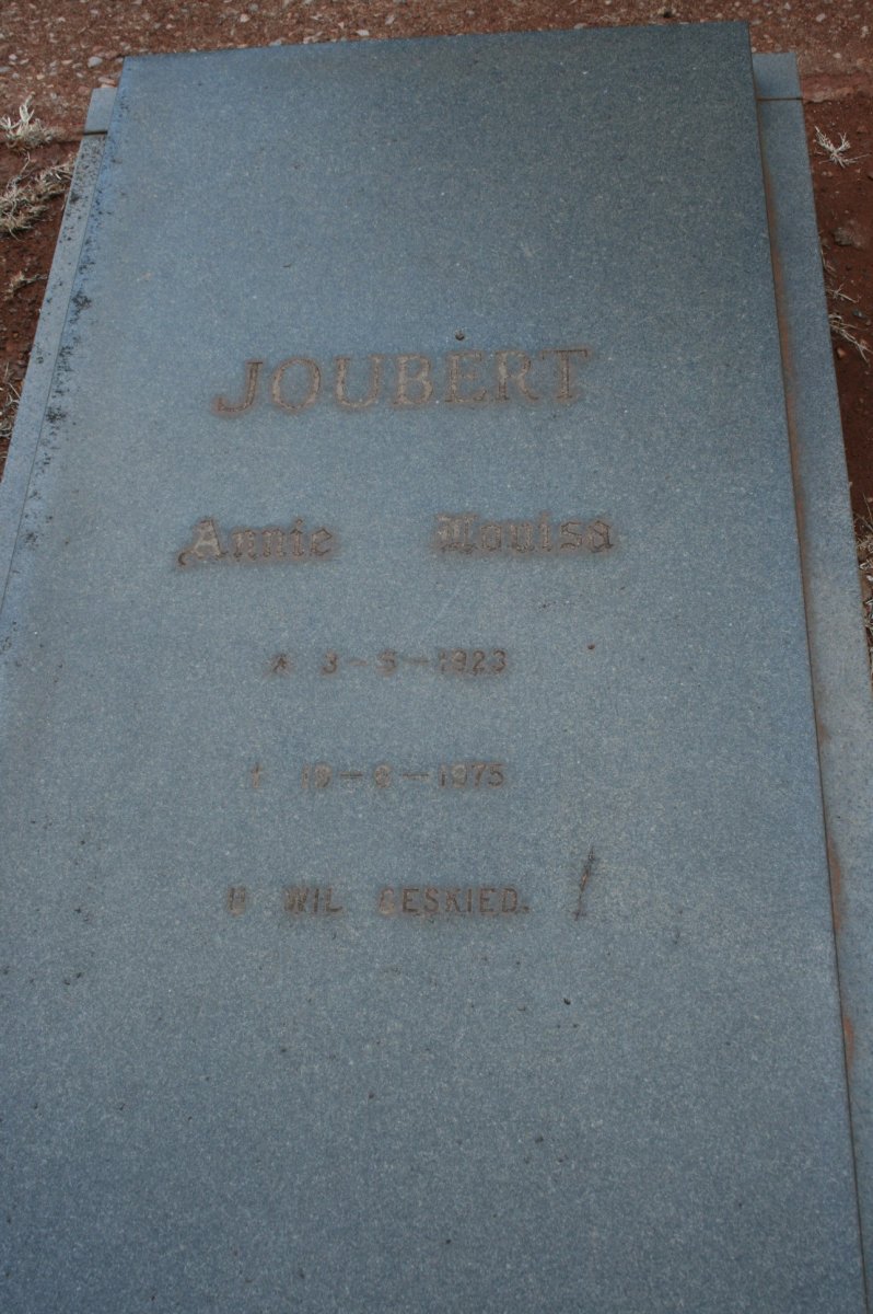 JOUBERT Annie ? 1923-1973