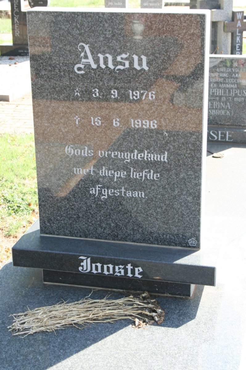 JOOSTE Ansu 1976-1996