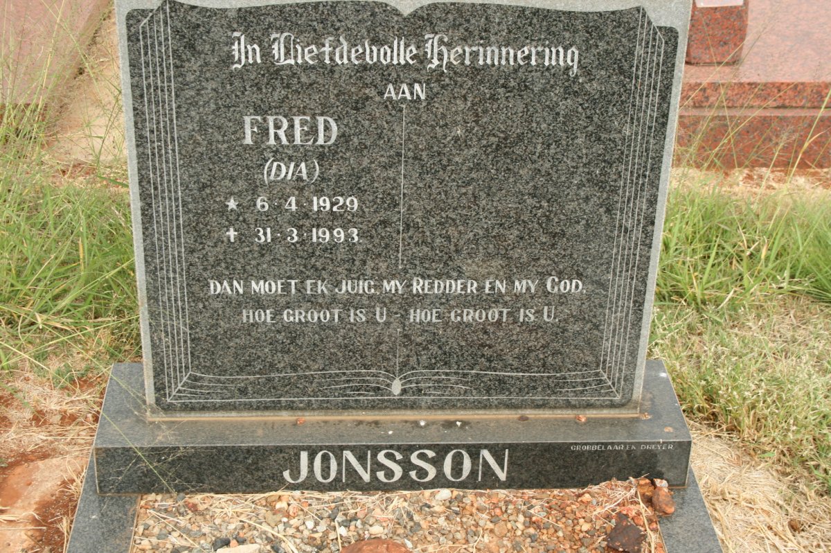 JONSSON Fred 1929-1993