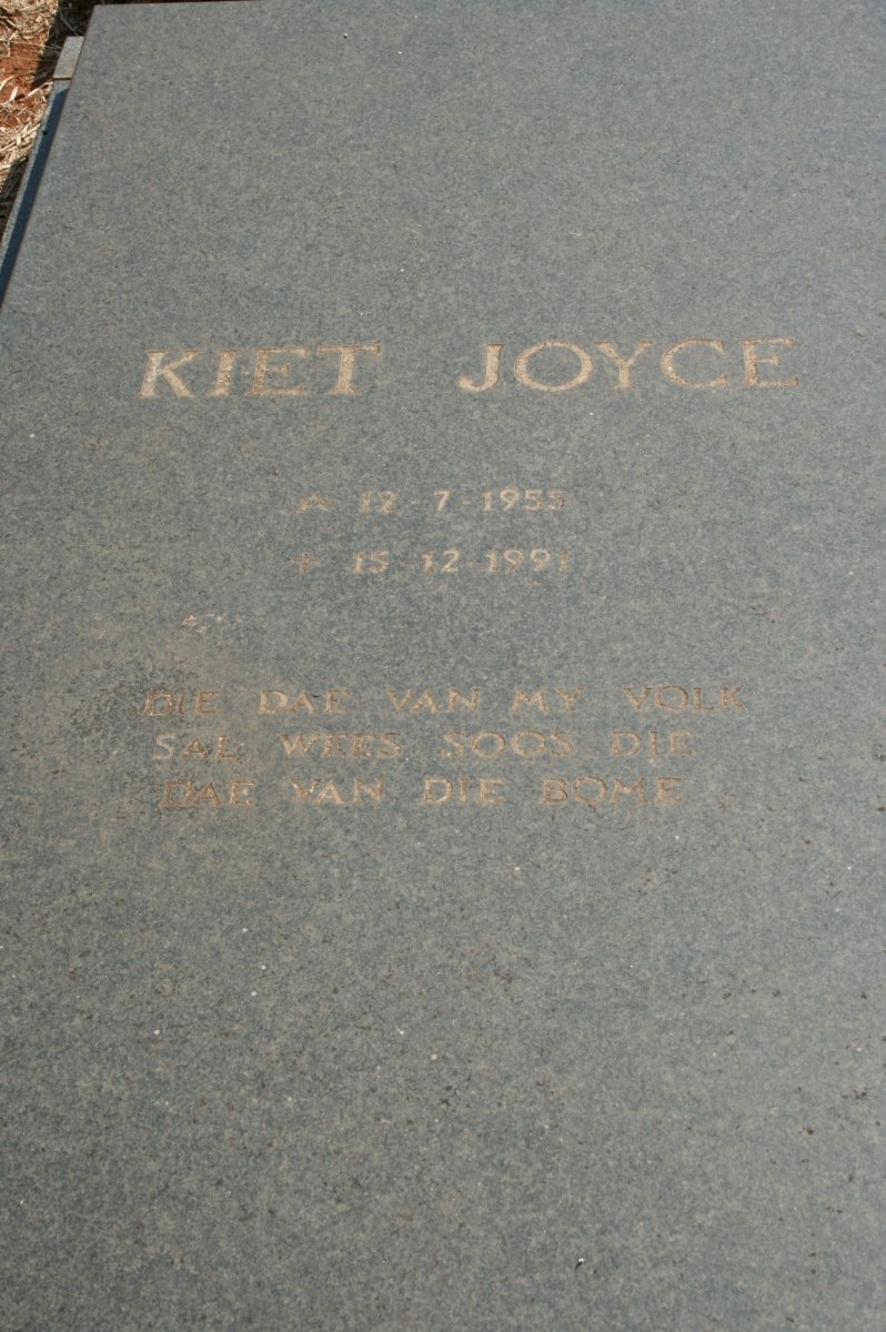 JOYCE Kiet 1955-1991