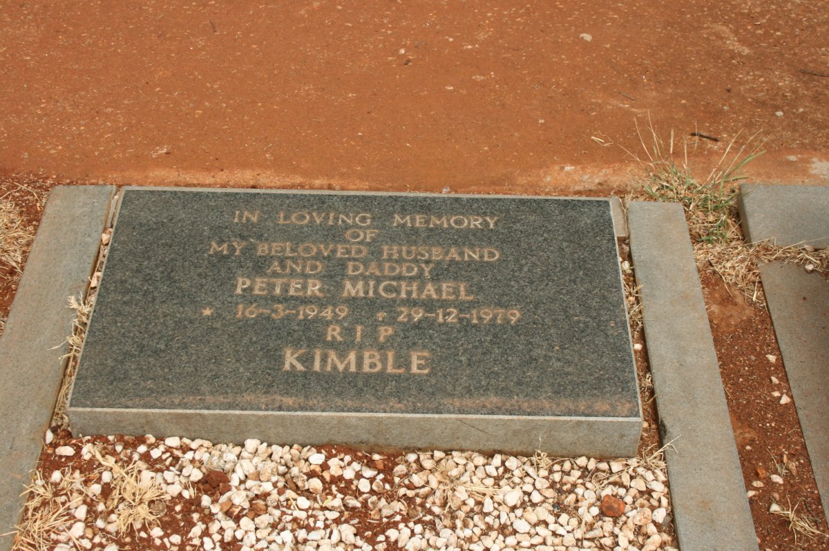 KIMBLE Peter Michael 1949-1979