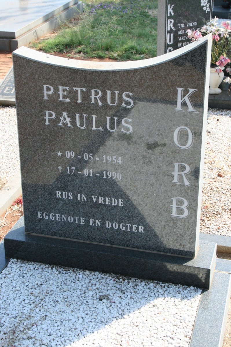 KORB Petrus Paulus 1954-1996