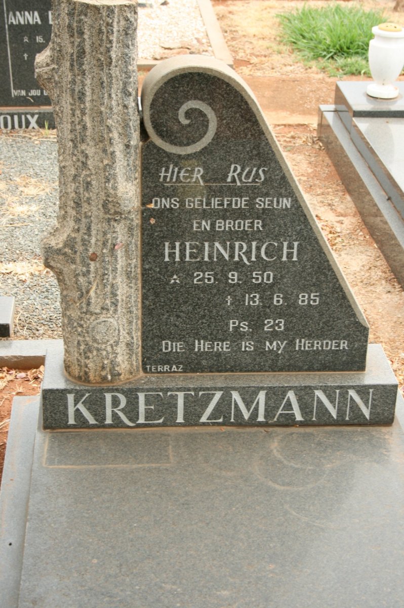 KRETZMANN Heinrich 1950-1985
