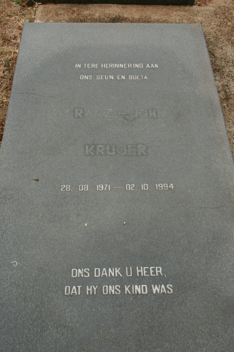 KRUGER Franz-John 1971-1994