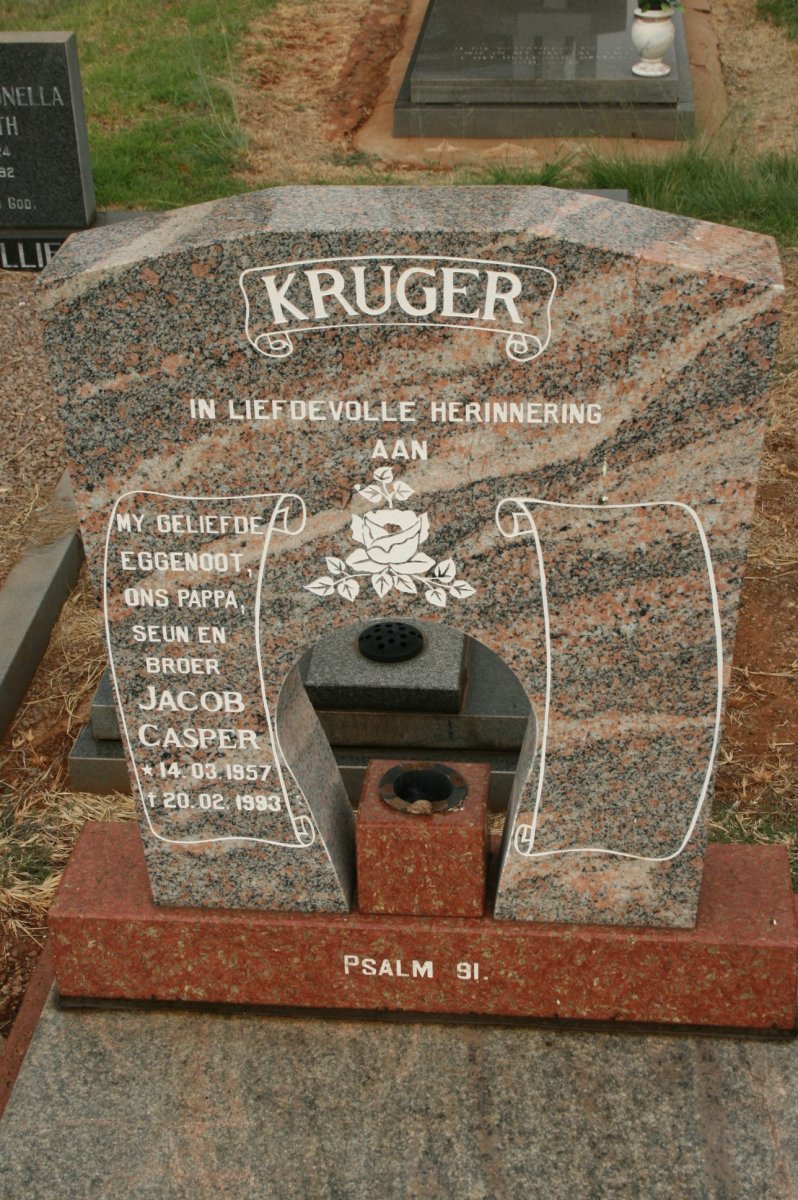 KRUGER Jacob Casper 1957-1993
