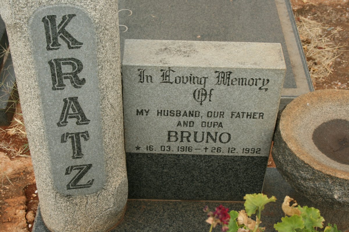 KRATZ Bruno 1916-1992