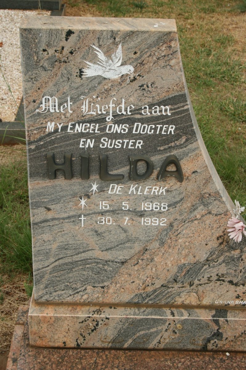KLERK Hilda, de 1968-1992