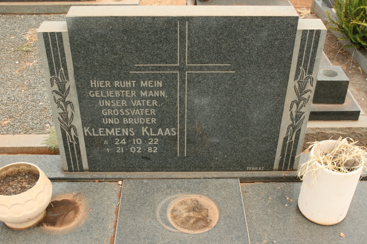 KLAAS Klemens 1922-1982