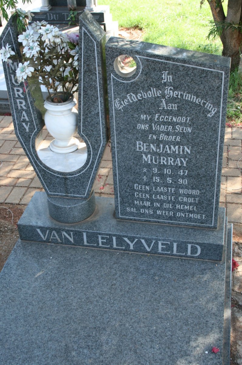 LELYVELD Benjamin Murray, van 1947-1990