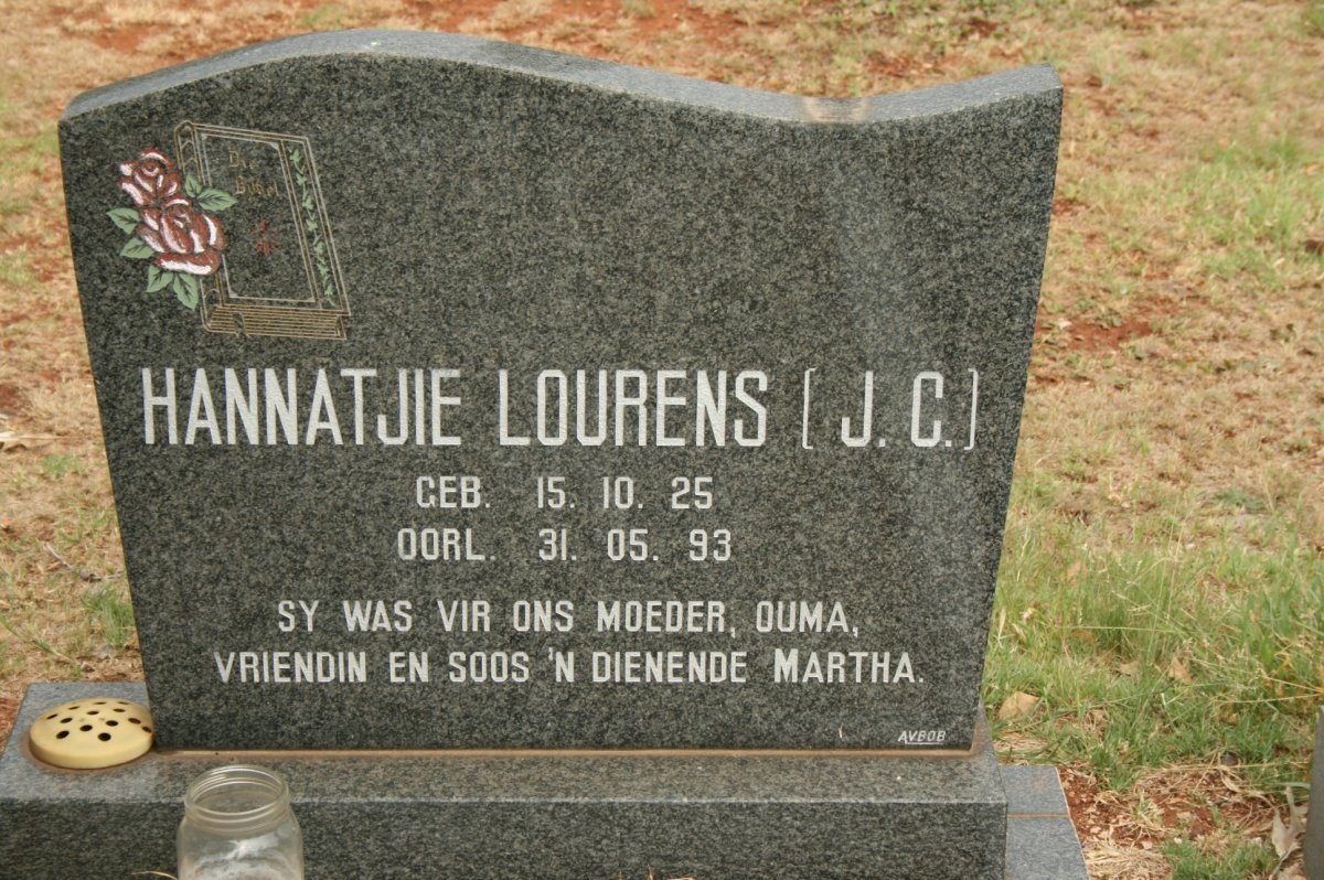 LOURENS J.C. 1925-1993