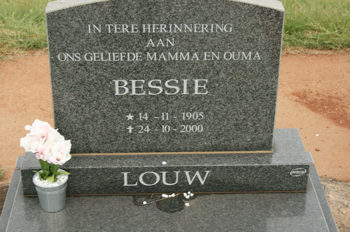 LOUW Bessie 1905-2000