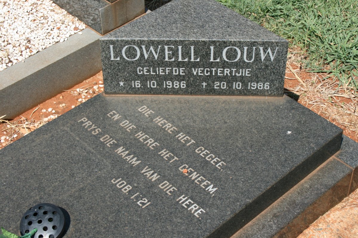 LOUW Lowell 1986-1986