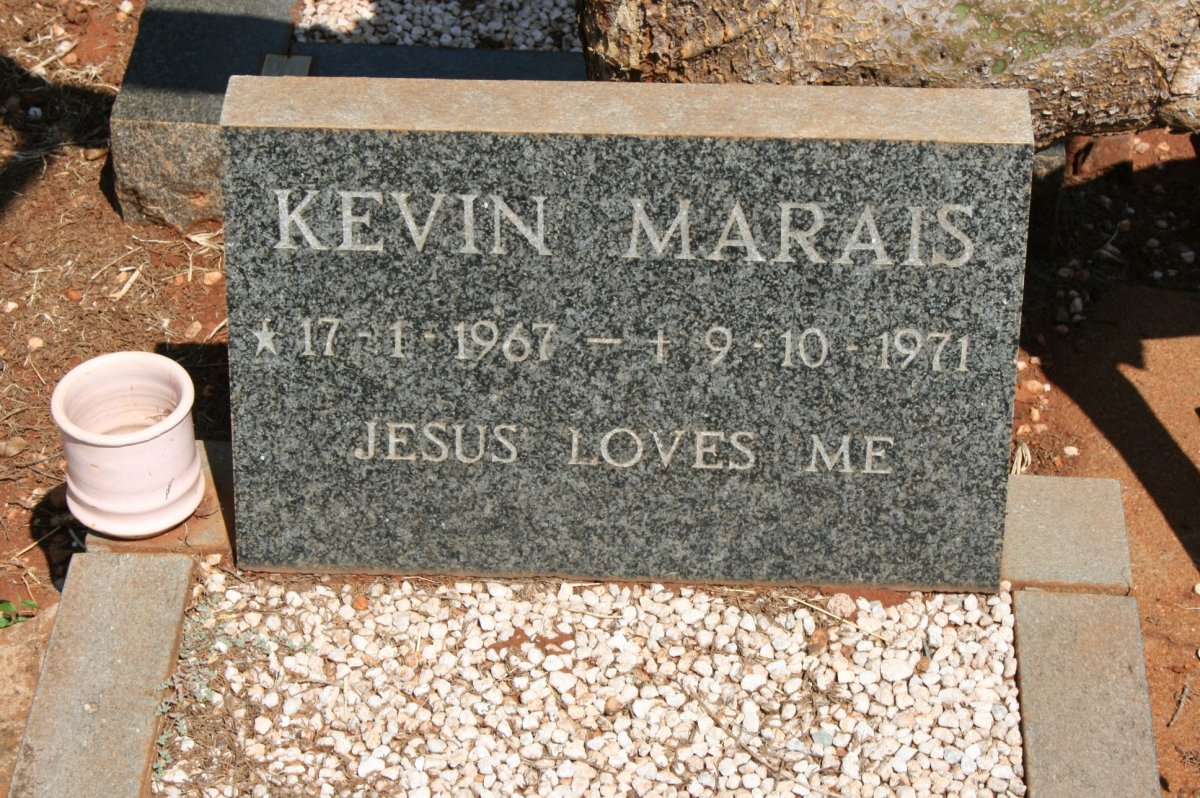 MARAIS Kevin 1967-1971