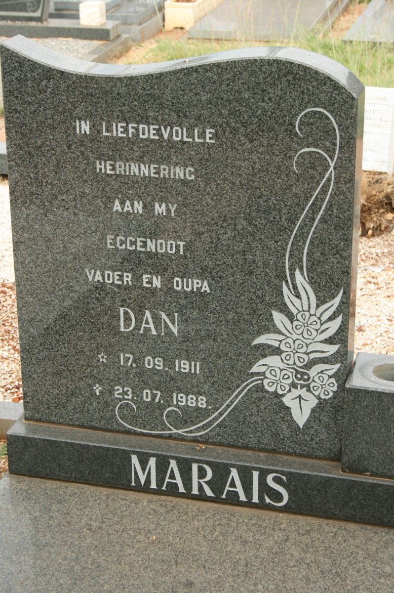MARAIS Dan 1911-1988