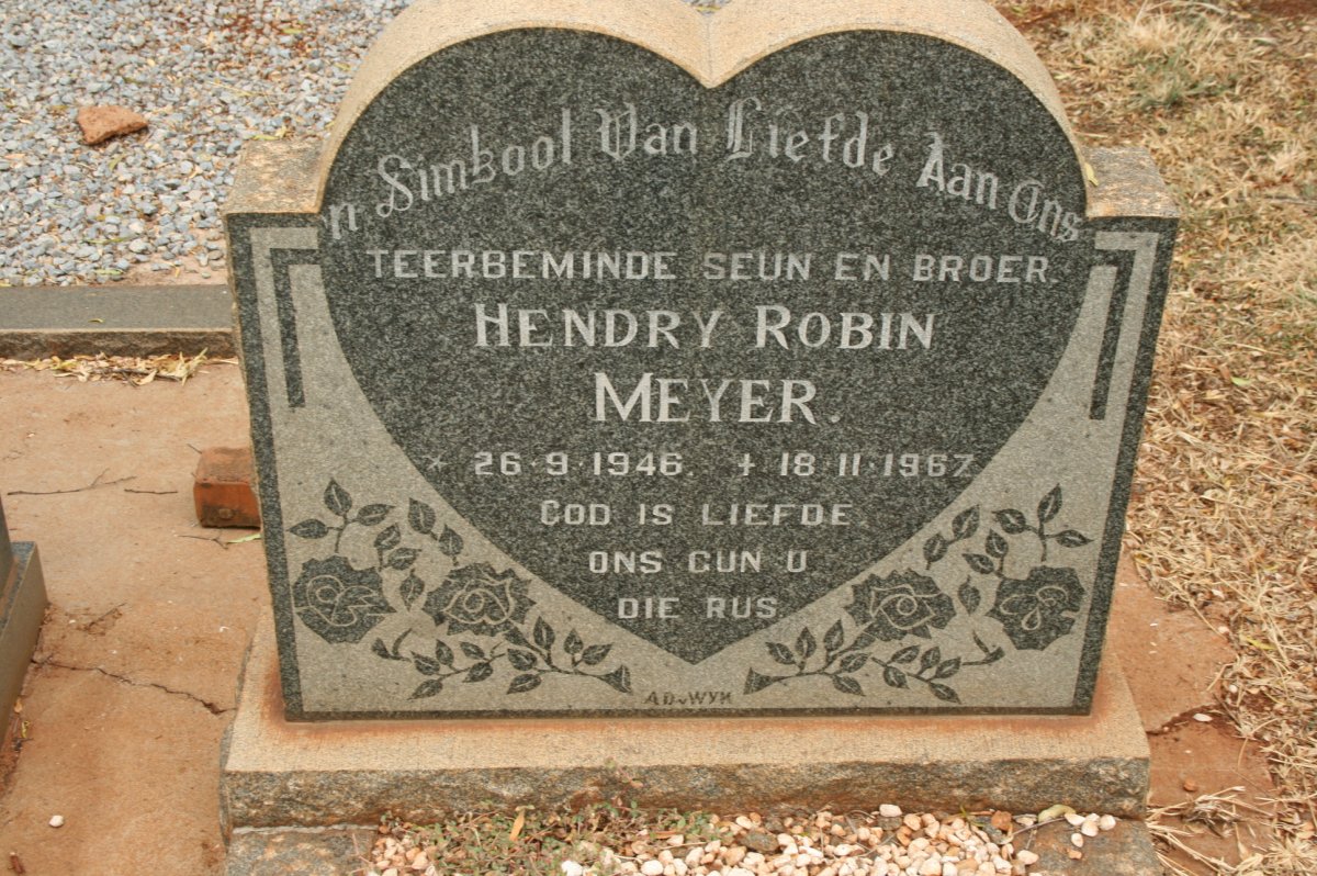 MEYER Hendry Robin 1946-1967