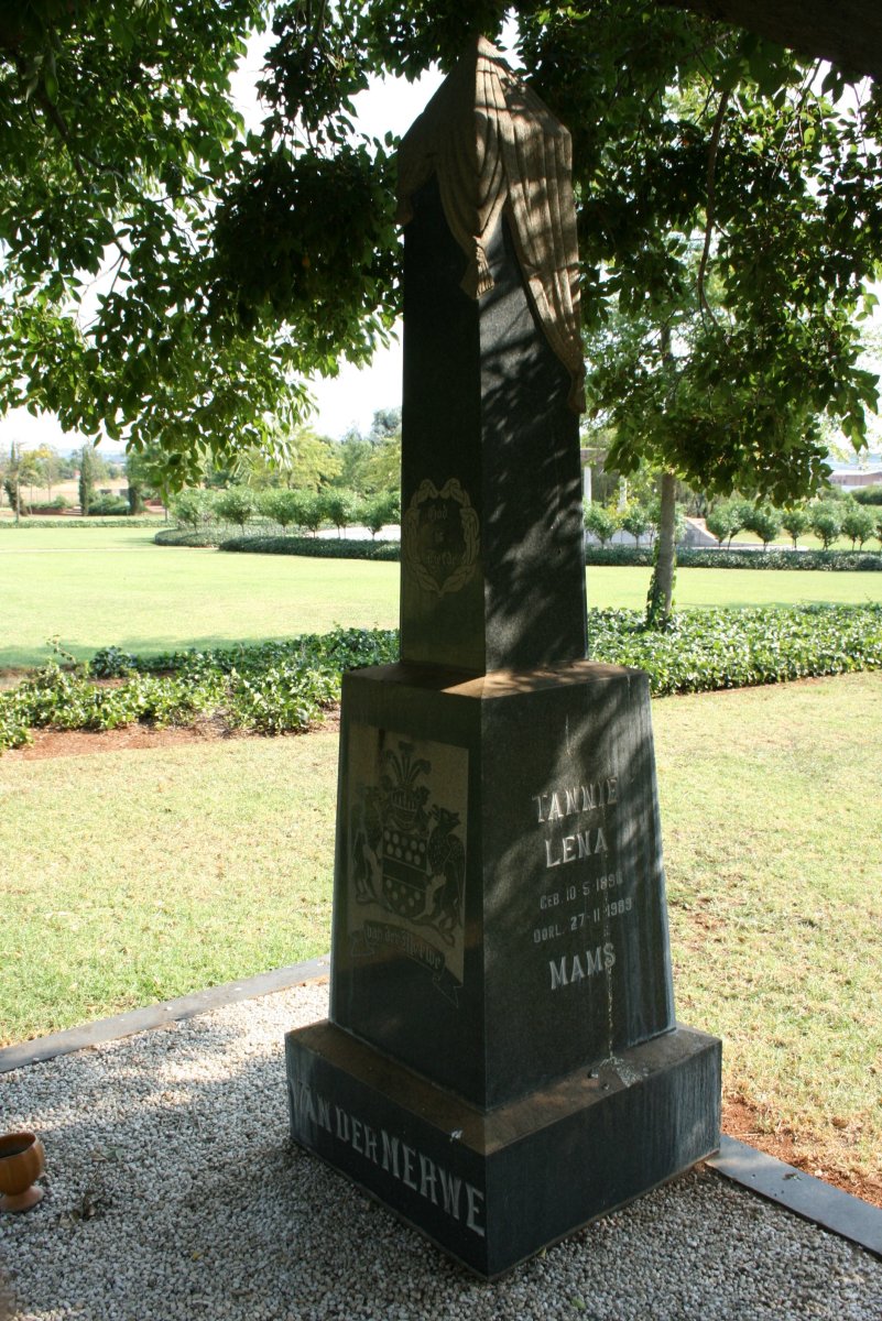 MERWE Lena, van der 1890-1989