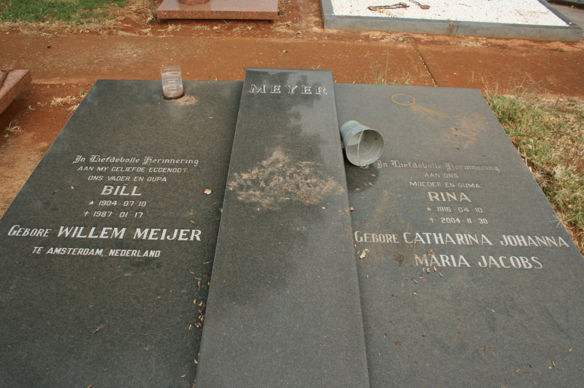 MEIJER Willem 1904-1987 &amp; Catharina Johanna Maria JACOBS 1916-2004