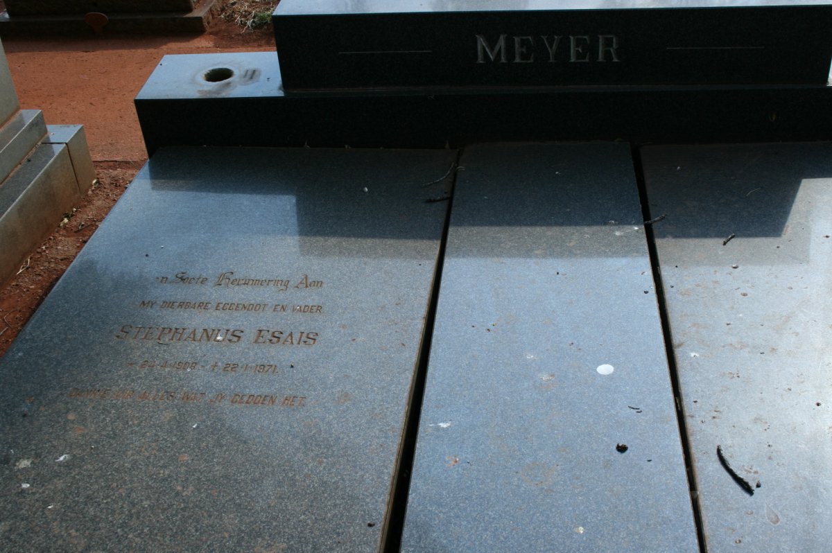 MEYER Stephanus Esais 1908-1971