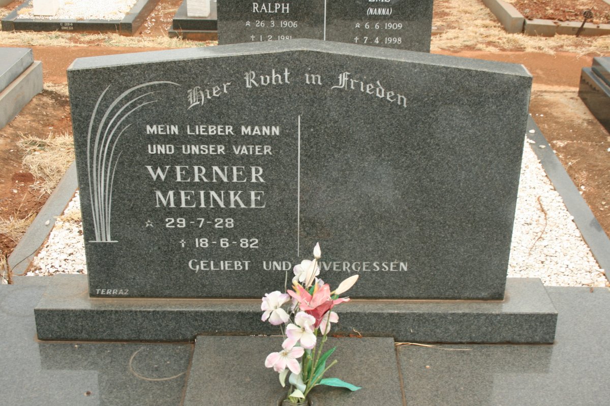 MEINKE Werner 1928-1982