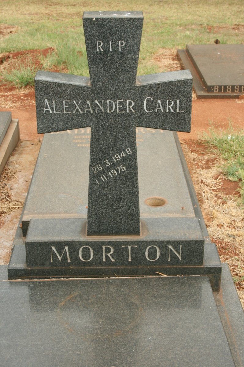 MORTON Alexander Carl 1948-1975