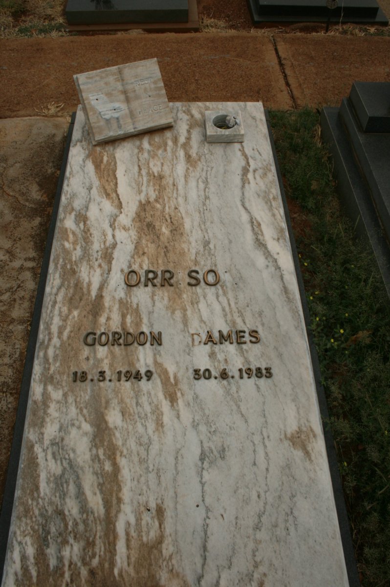 MORRISON Gordon James 1949-1983