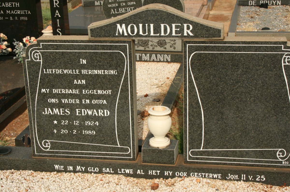 MOULDER James Edward 1924-1989